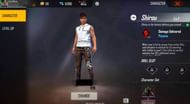 Shirou in the Free Fire Advance Server (Image via Desi Gamers / YouTube)